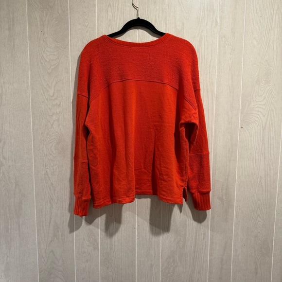 CAbi Women's V-Neck Sweater, Orange- M - Picture 3 of 4